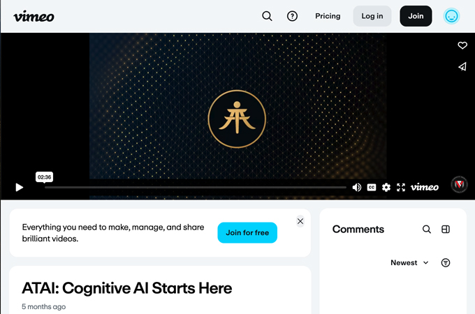 ATAI: Cognitive AI Starts Here by Vibrant Media Productions