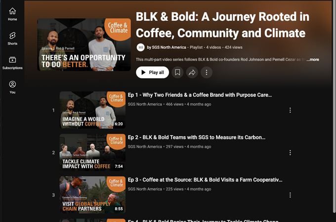Coffee and Climate: BLK & Bold’s Climate Journey by SGS North America