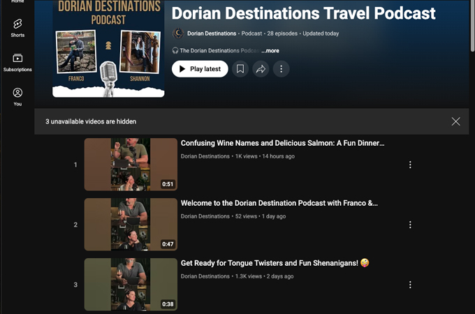 Dorian Destinations