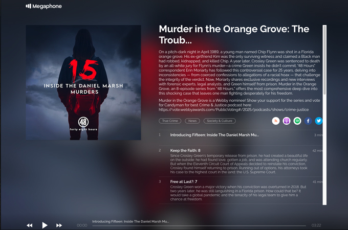 Murder in the Orange Grove: The Troubled Case Against Crosley Green by Paramount