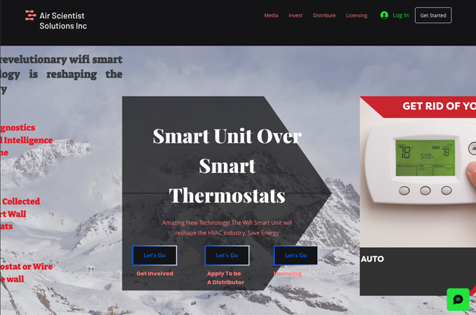 Wifi smart unit technology by Air Scientist Solutions Inc