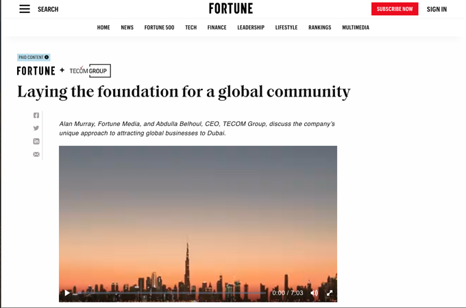 Laying the foundation for a global community by Fortune Brand Studio