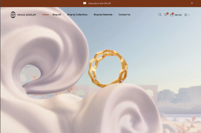 Venus Jewelry New Brand Animation by SparksGlo LLC