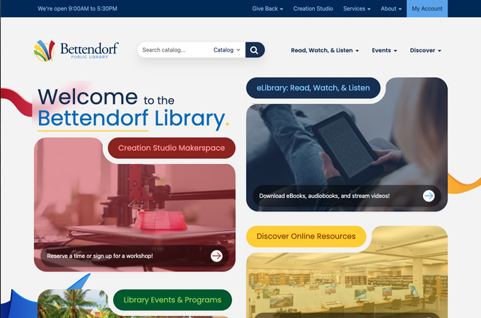 Bettendorf Public LIbrary by Twin State Technical Services