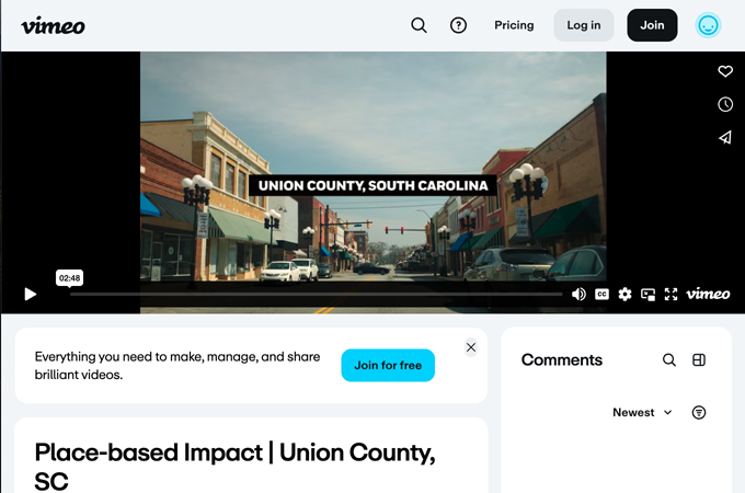 Place-based Impact | Union County, SC by NationSwell