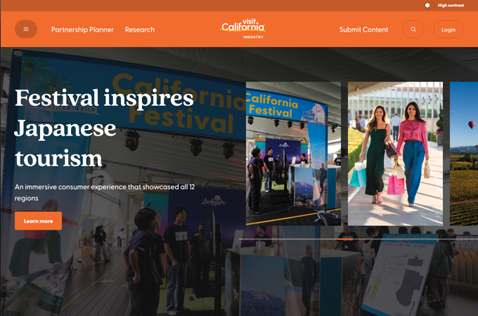 Visit California - Industry Website Redesign by Fahlgren Mortine