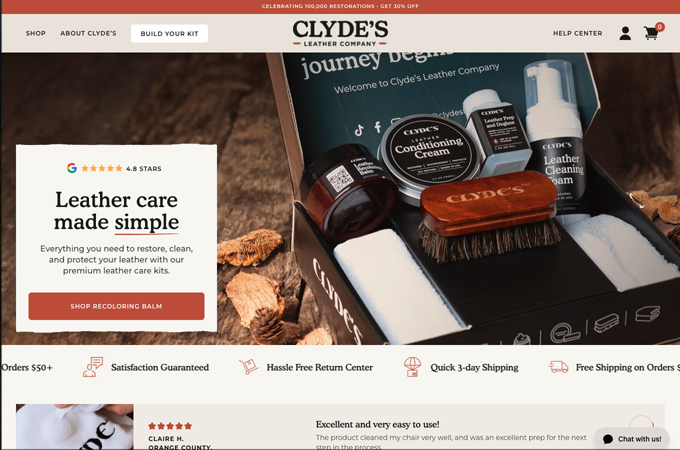 Clyde’s Leather Company by Manufactur