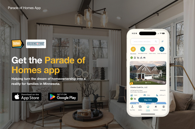 Parade of Homes Mobile App by KRUTSCH Design