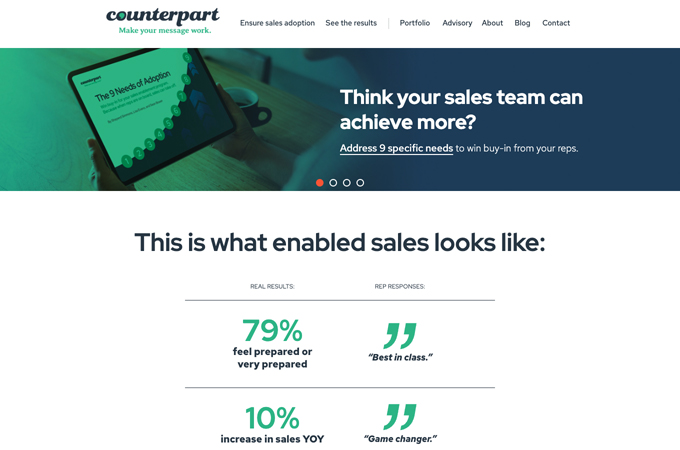 Counterpart website 2024 by Counterpart