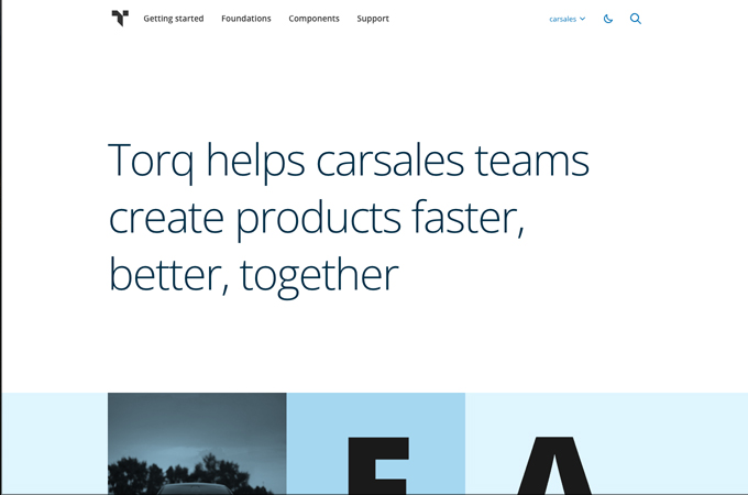 Torq Design System by Carsales