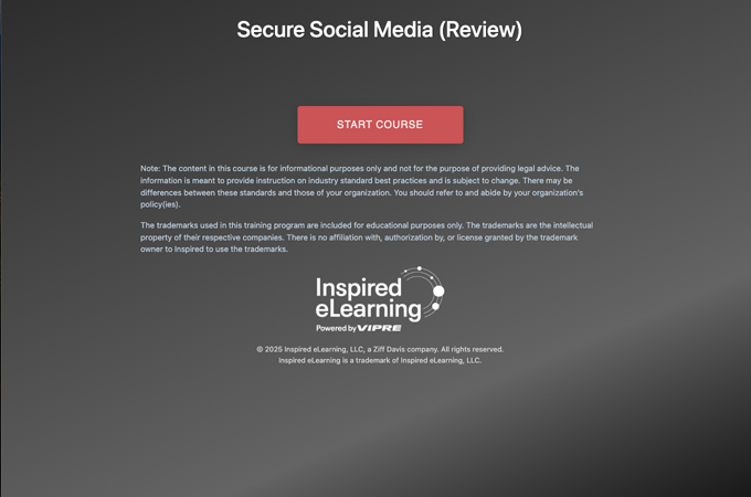 Secure Social Media by Inspired eLearning