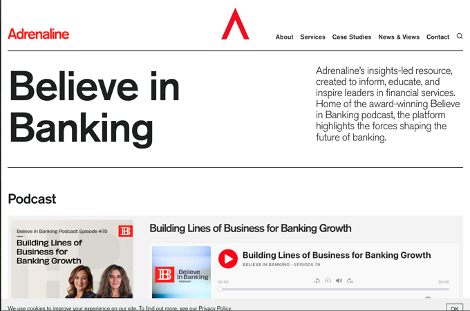 Believe in Banking Podcast by Adrenaline