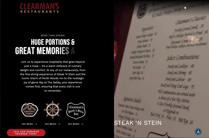 Clearman's Restaurant Group by IDG Advertising