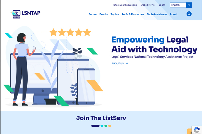 Legal Services National Technology Assistance Project by Gravity Works Design & Development