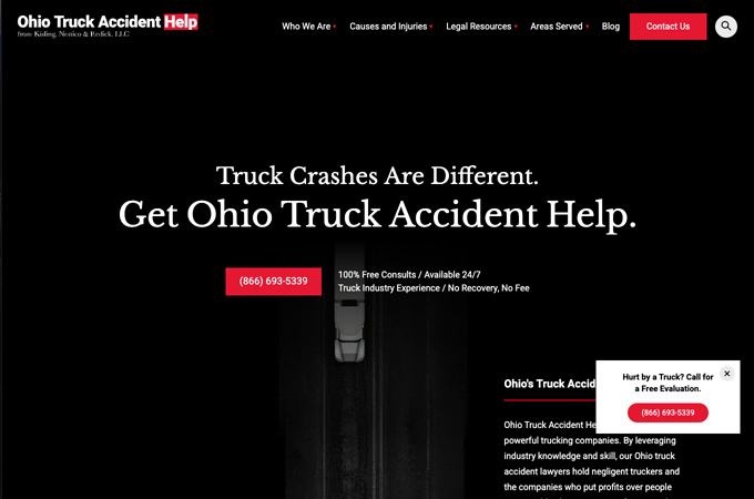 Ohio Truck Accident Help from Kisling, Nestico & Redick, LLC by Postali