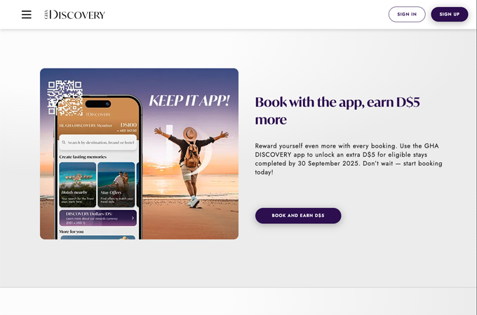 GHA DISCOVERY App by Global Hotel Alliance