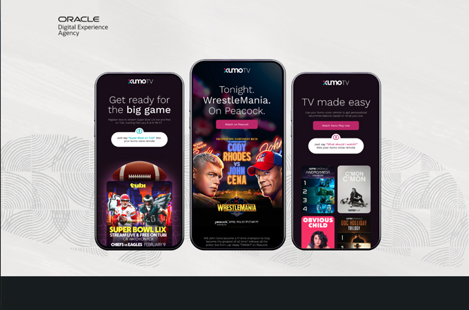 Xumo Engagement Campaigns by Oracle