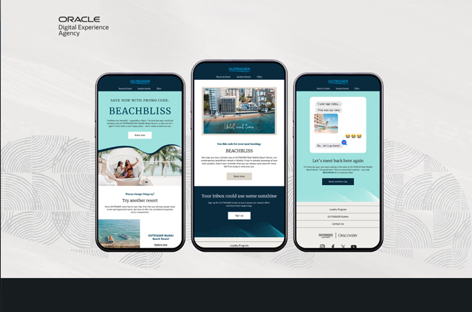 OUTRIGGER Post-Stay Campaign by Oracle