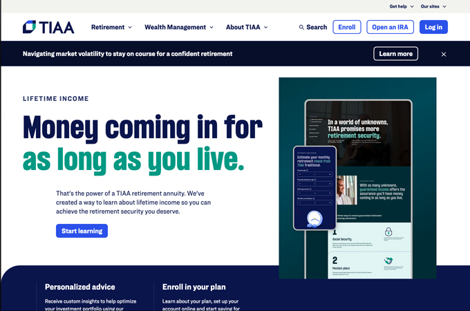 TIAA - Helping Customers Generate ‘Income for Life’ by Code and Theory