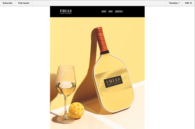 Frias Spring Email Series by WineGlass Marketing