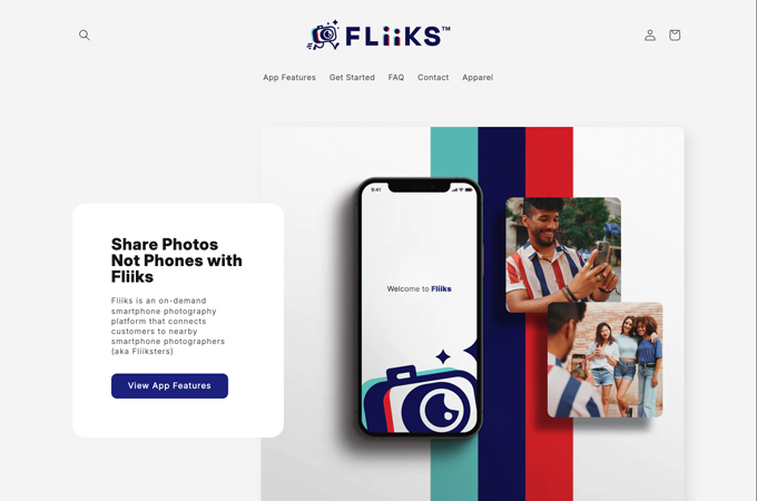 Fliiks: Evolution of On-Demand Smartphone Photography by Fliiks