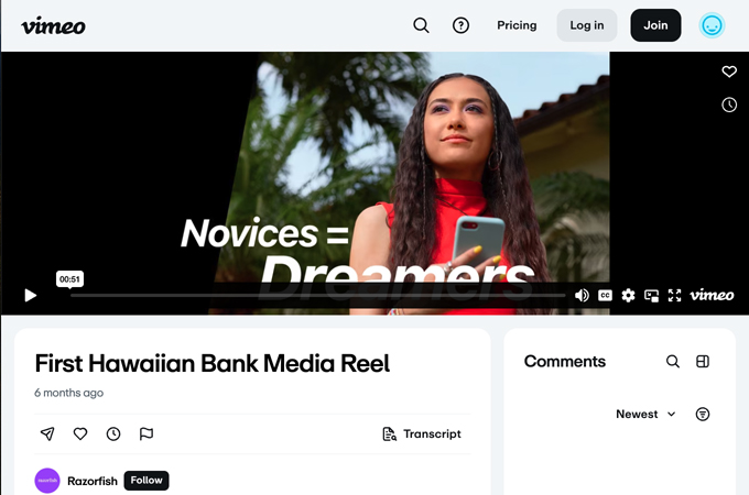 First Hawaiian Bank - It all starts with yes - Media Story by Razorfish