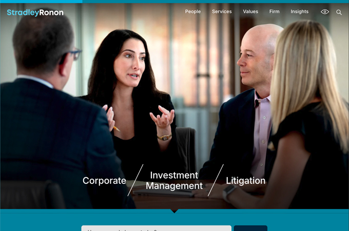 Stradley Ronon Website by Great Jakes