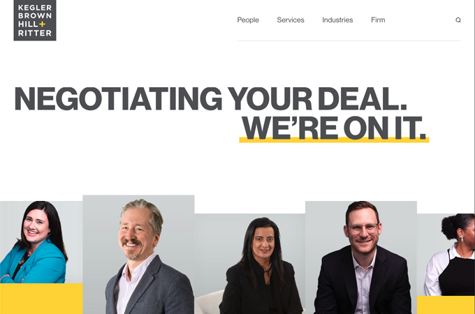 Kegler Brown Website by Great Jakes