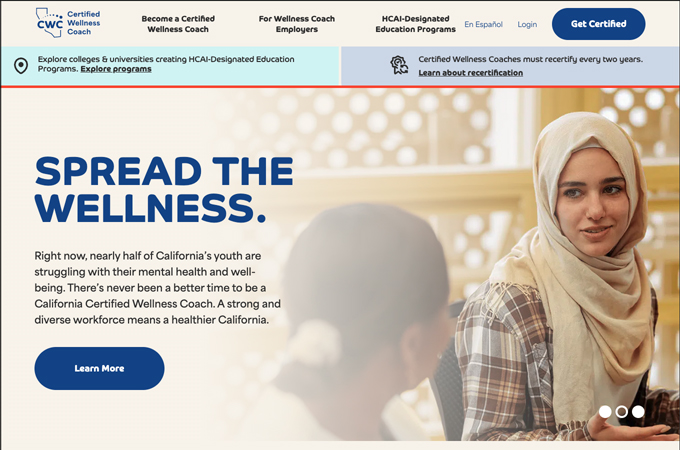 California Department of Health Care Access and Information, Statewide Certified Wellness Coach Campaign by Wondros