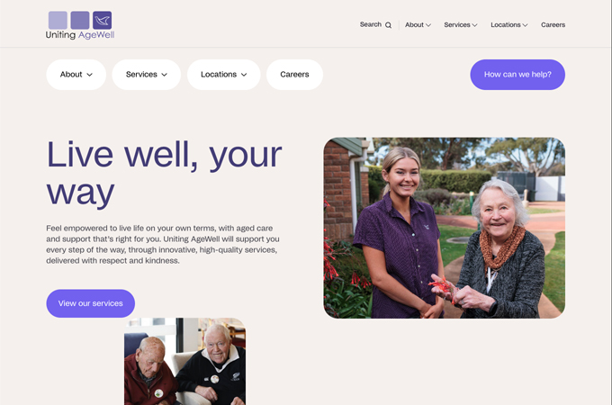 Uniting AgeWell by Dobre Agency