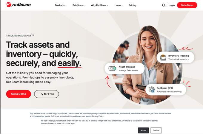 RedBeam Website Redesign by Golden Lasso Agency