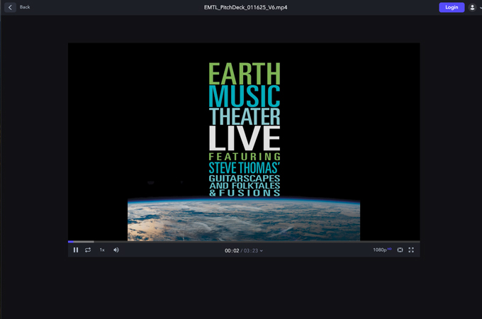 Earth Music Theater Live by Terrill Productions