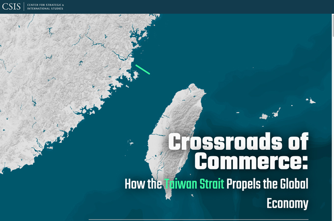 Crossroads of Commerce: How the Taiwan Strait Propels the Global Economy by Center for Strategic and International Studies