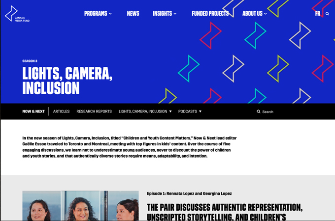 Lights, Camera, Inclusion: Children and Youth Content Matters by Canada Media Fund