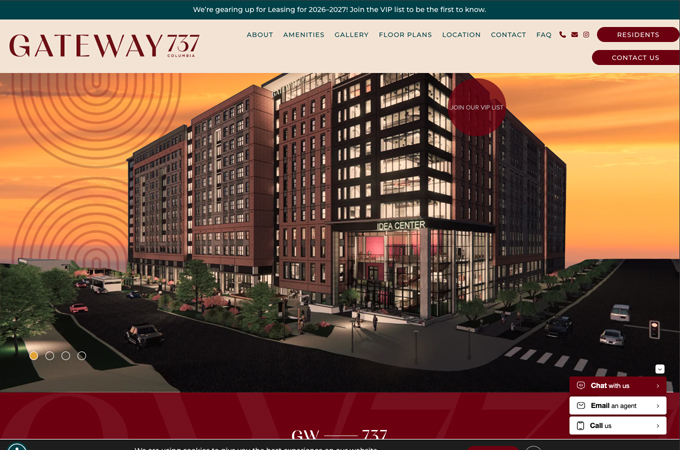 Gateway 737 - Student Housing Website by Threshold
