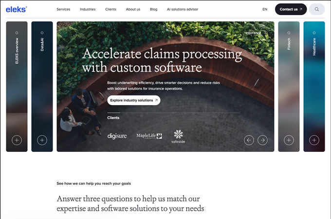 ELEKS.COM: REIMAGINING THE DIGITAL BRAND EXPERIENCE by ELEKS Holding OÜ