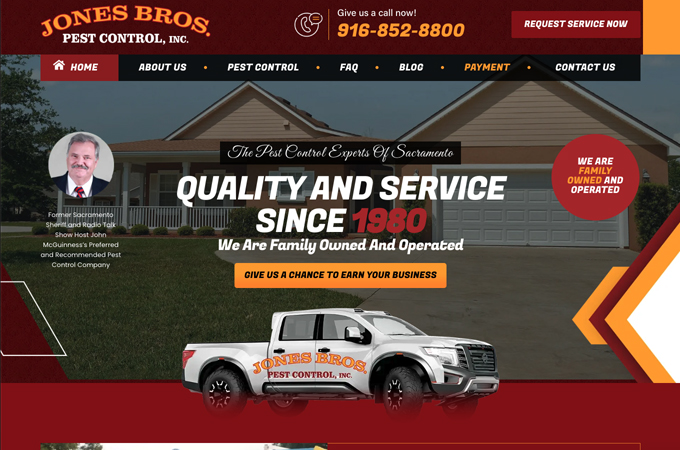 Jones Bros Pest Control by Top Shelf Logic