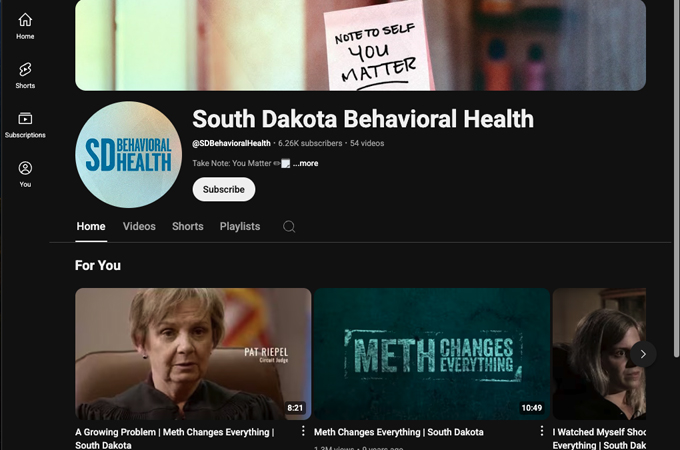 South Dakota Devision of Behavioral Health - Mindfulness Videos by Lawrence & Schiller