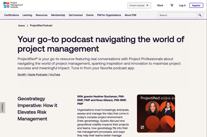 PMI Projectified Podcast by The MX Group