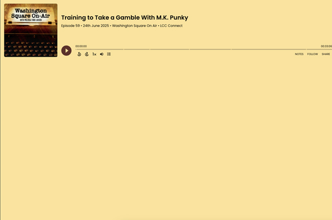 Training to Take a Gamble With M.K. Punky by Lansing Community College
