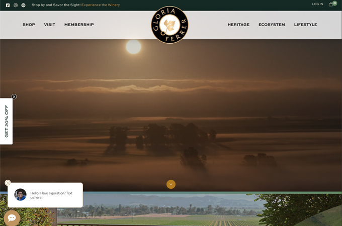 Gloria Ferrer Winery by WineGlass Marketing