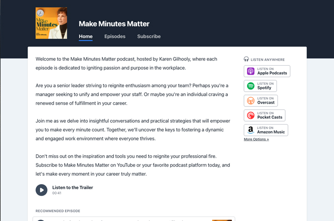 Make Minutes Matter by Rainbow Creative LLC