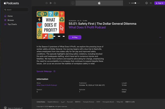 Safety First | The Dollar General Dilemma by Solidarity Economy Workshop of the Kalmanovitz Initiative for Labor & the Working Poor