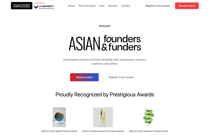 Asian Founders and Funders by VinUniversity