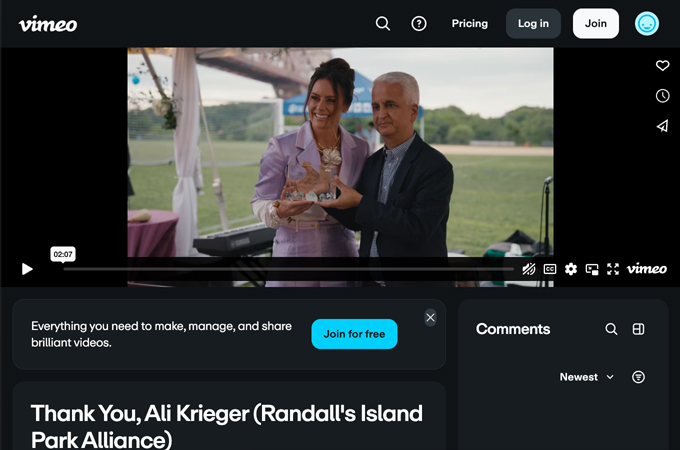 Randall's Island Park Alliance: "Thank You, Ali Krieger" by Reservoir Films
