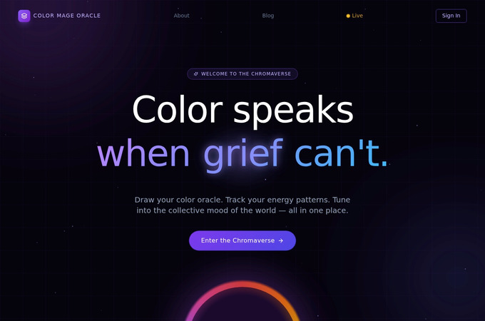 The Chromaverse: The Color Mage Oracle Online by Chroma Mystic
