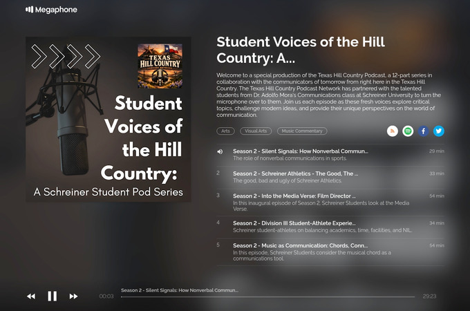 Student Voices of the Hill Country: A Schreiner Student Pod Series by Compliance Podcast Nework