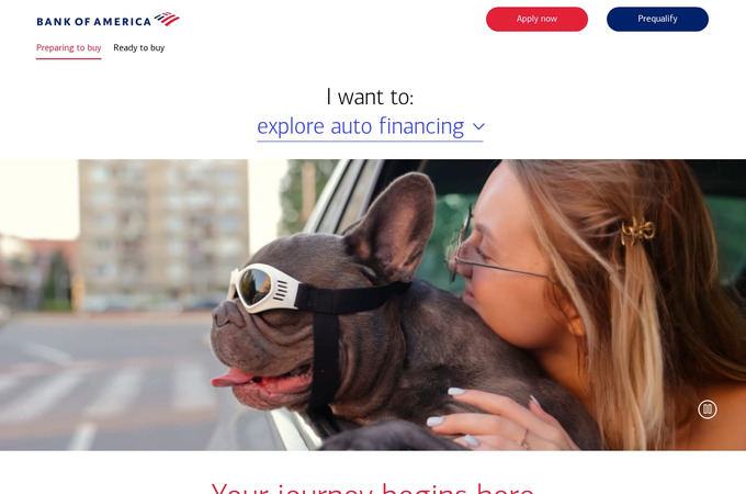 Consumer Vehicle Lending Hub by Bank of America - Enterprise Creative Solutions