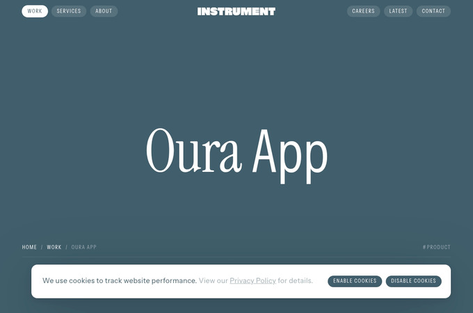 A More Intuitive OURA App by Instrument