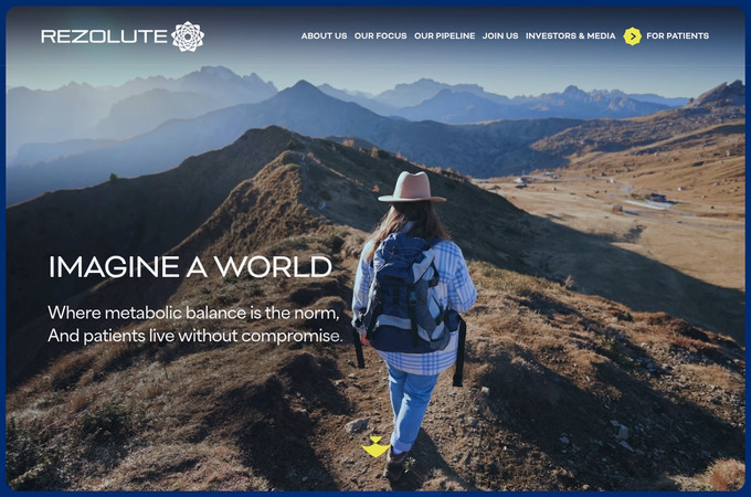 Rezolute Corporate Website by 22 Fillmore